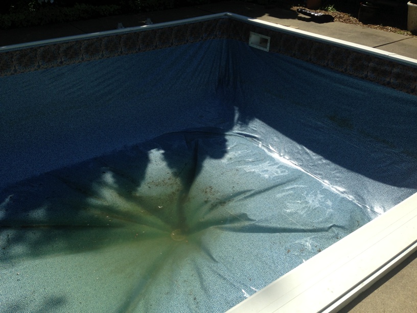 new pool liner leaking