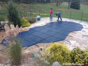 Fiberglass pool and Safety Cover (23)