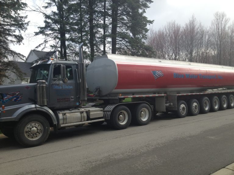 water truck to fill up pool