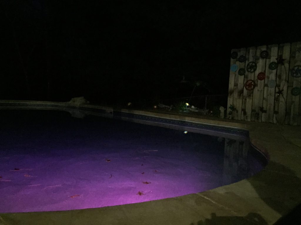 pool light, colors