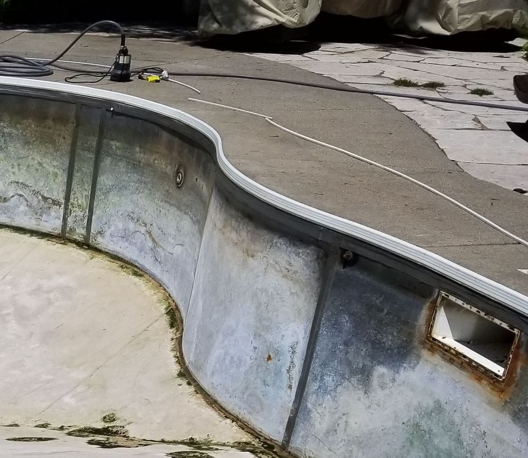 liner pool coping