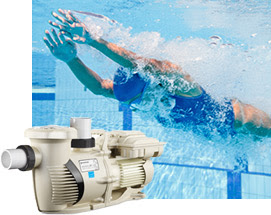 WhisperFloXF VS 5HP Variable Speed Pump, Commercial Pool Pumps